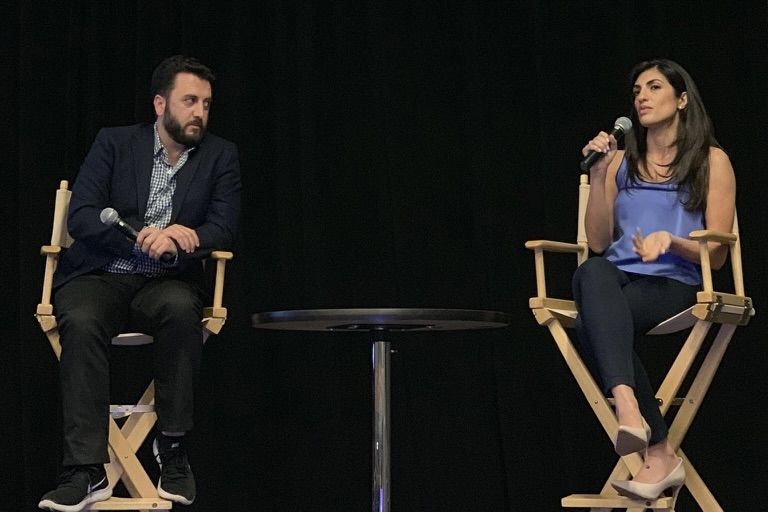 Nina and Vahe at SaaStr 2019