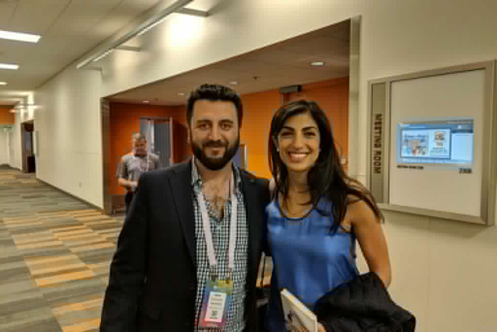 Nina and Vahe at SaaStr 2019