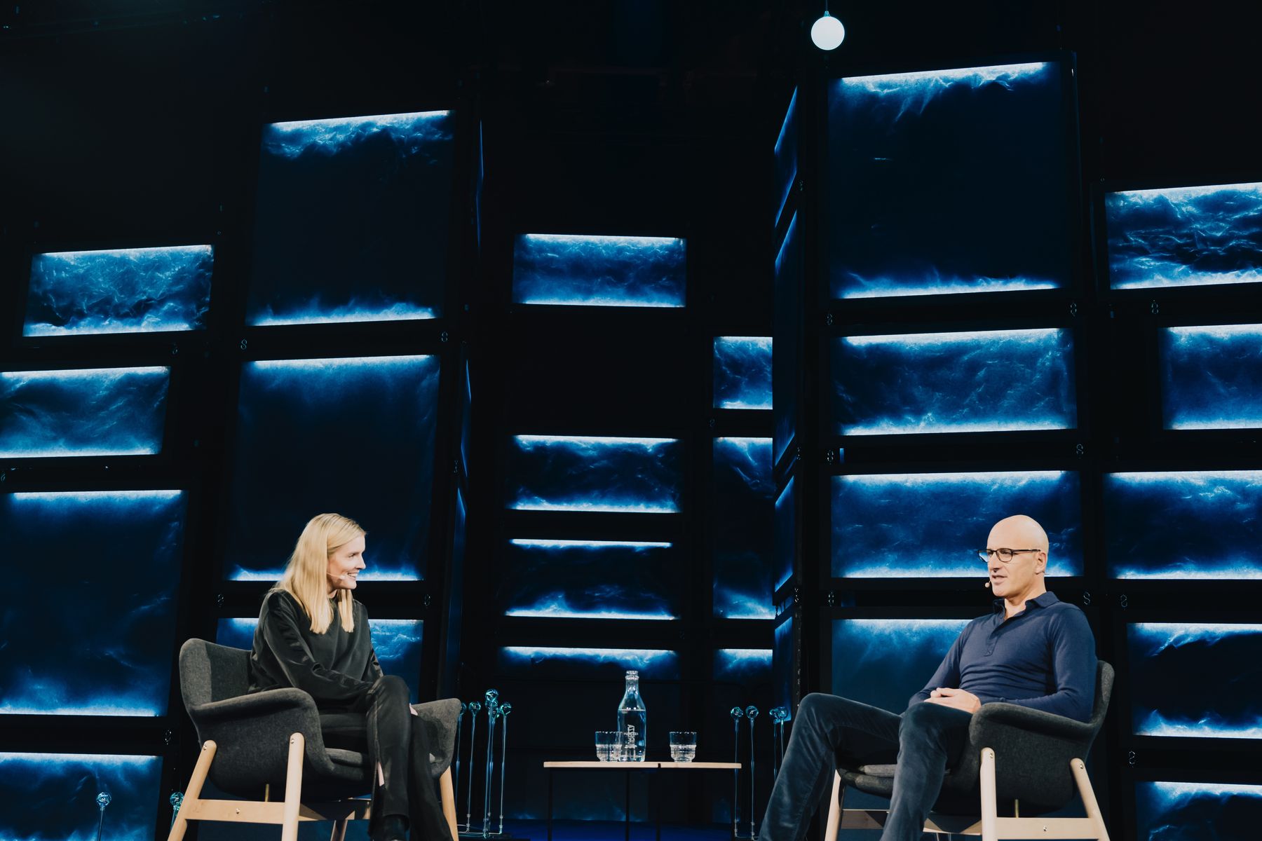 Sofia and Riccardo Slush 2022 stage