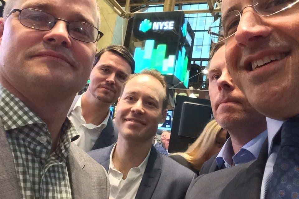 King cofounding team at IPO