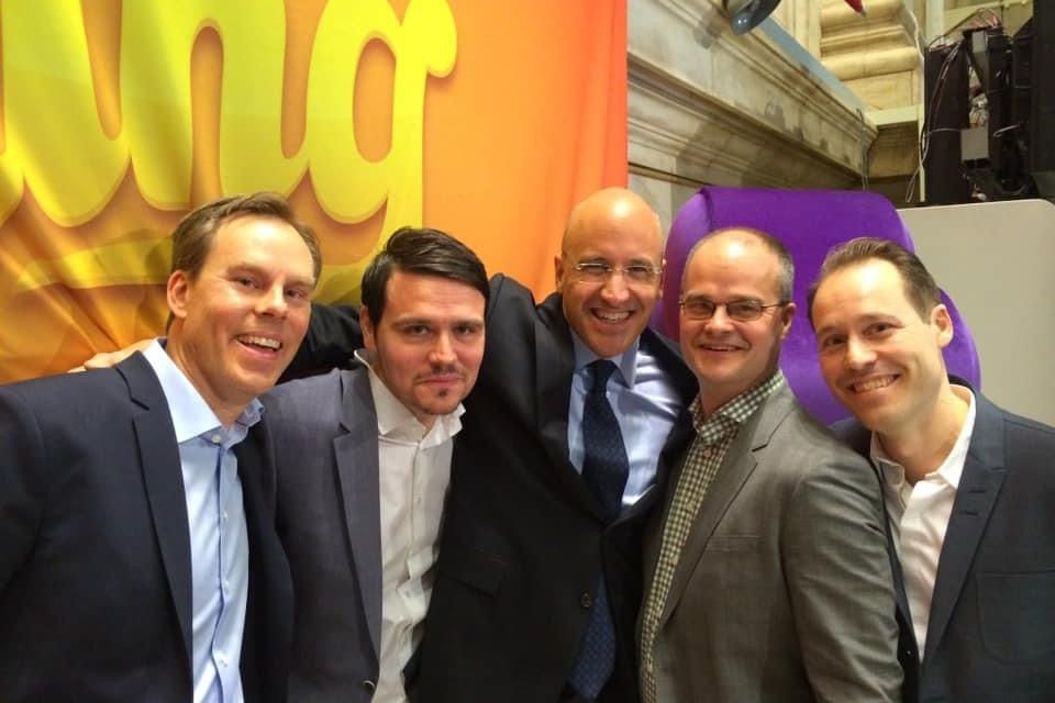 King cofounding team at IPO 2